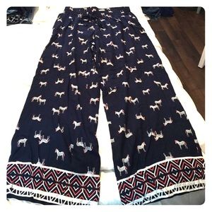 Parachute pant navy blue