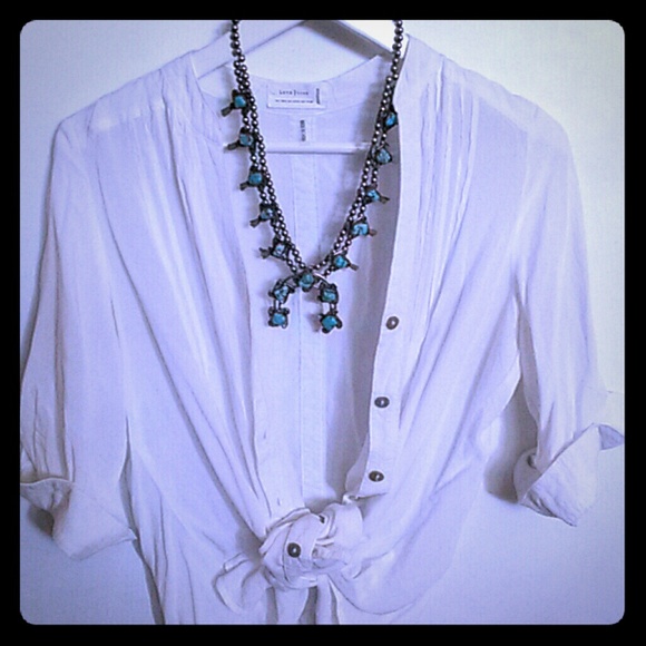 Love Tree button up blouse
