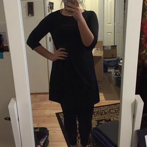 Black 3/4 Sleeve Dress