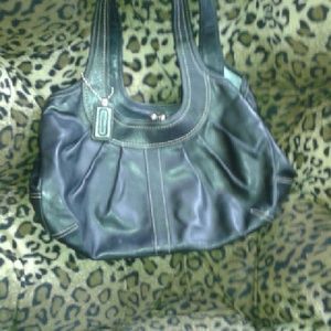 Authentic Black Leather Purse