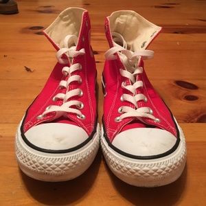 Red Converse High Tops