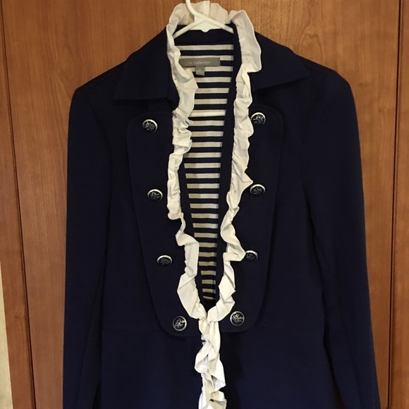 Navy nautical blazer jacket cruise wear