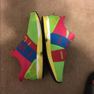 Custom adidas slip ons