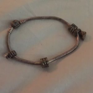Pandora Bracelet with baby shoe charm