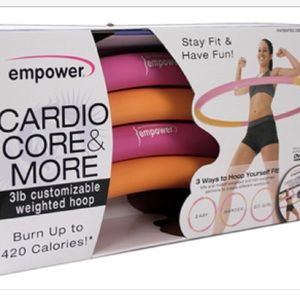 Empower Cardio Core & More Weighted Hula Hoop 3 lb