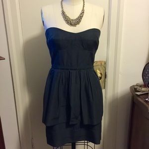 JCrew silk faille cocktail dress