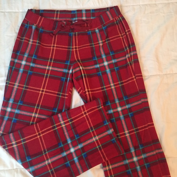 Plaid pj pants