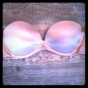 VS Nude Strapless Bra