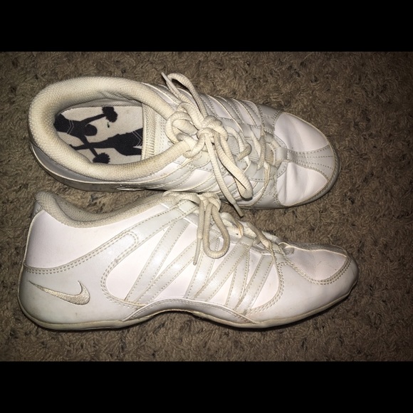 White Nike Cheer Shoes
