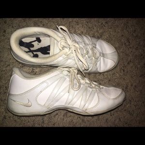 White Nike Cheer Shoes