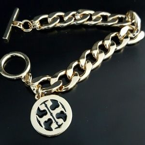 Gold Tone Tory Chain Bracelet