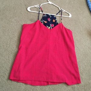 Spaghetti strap reversible blouse
