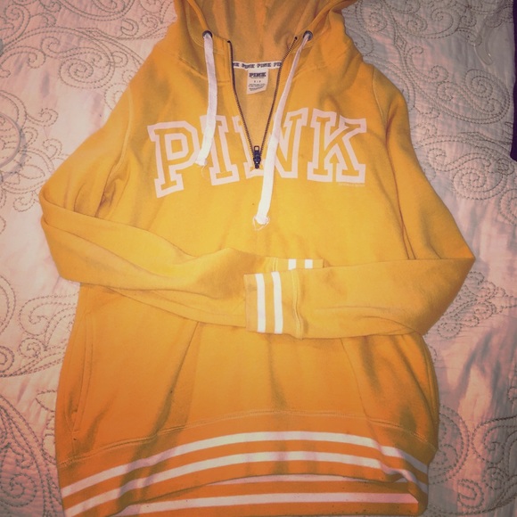 Victoria secret gold hoodie.