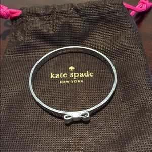 Kate Spade Silver Take A Bow Bangle