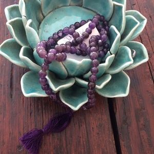 CLEARANCE Prayer beads! Mala beads or amethyst string for crafting & jewelry