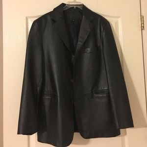 Men's Croft & Barrow Leather Sport coat