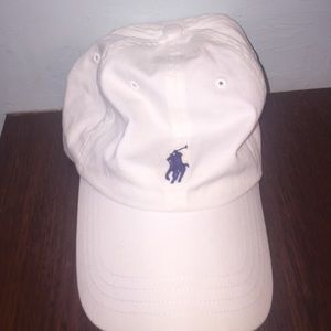 White Polo Hat! ON HOLD TILL TOMORROW MORNING**