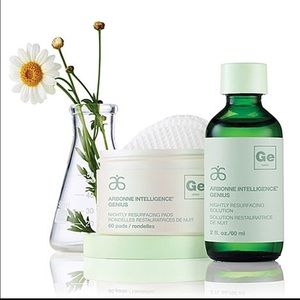 Genius nightly resurfacing pads & solution- new