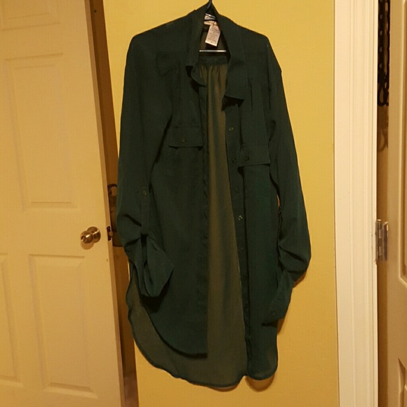 3/4 sleeve button up