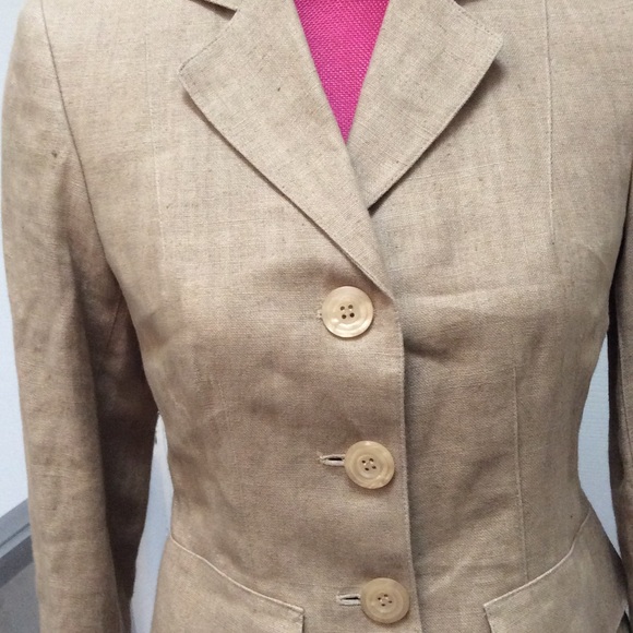 Donna Karan linen jacket - Picture 2 of 4