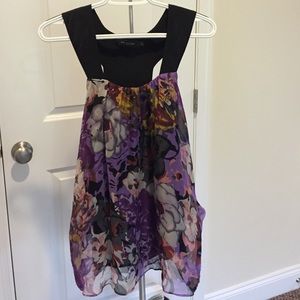 Flowing floral blouse