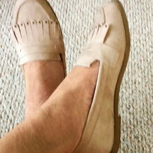 Nude Loafer Flats