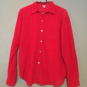 J. Crew Corduroy Button Down