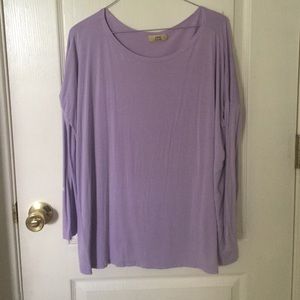 Purple Piko Top Size Small