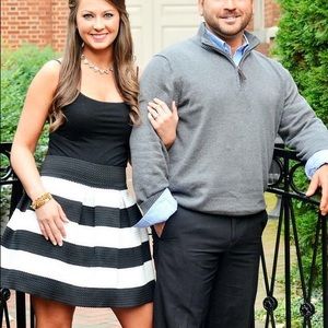 Black/White Skirt. Worn once for engagement pics