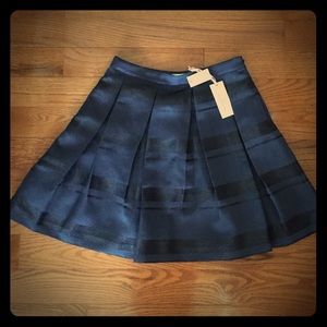 NWT VineyardVines Metallic Jacquard Striped Skirt