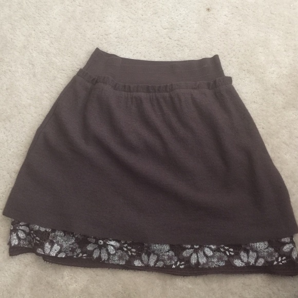 Anthropologie plum skirt