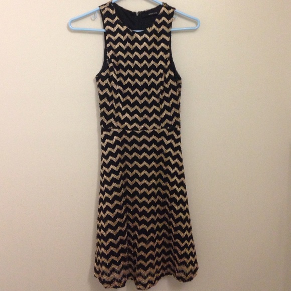 Black and gold sparkly tank dress :)
