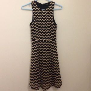 Black and gold sparkly tank dress :)