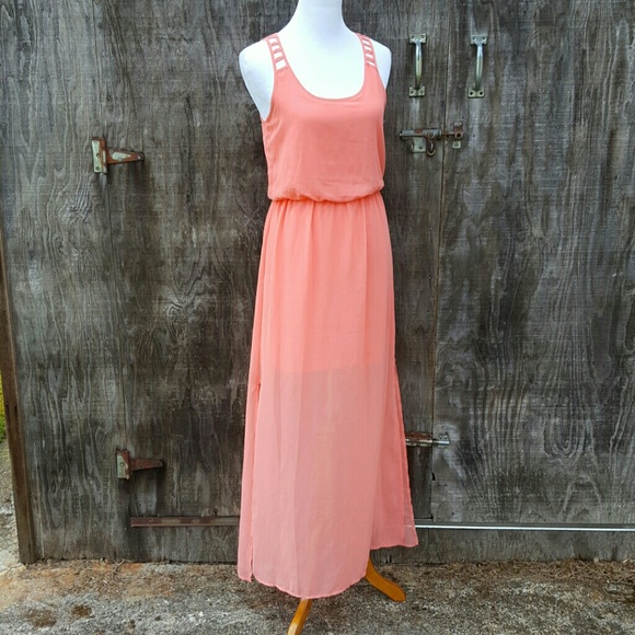 socialite  Dresses & Skirts - Socialite ladder back maxi dress medium