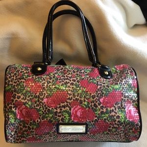 Betsey Johnson Floral Print Bag - Satchel