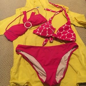 Victoria's Secret hot pink bikini bundle!