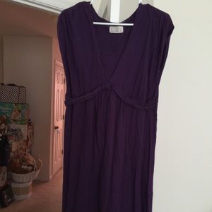 Old Navy purple maternity dress