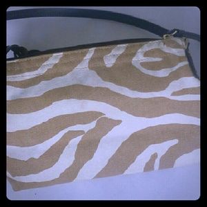 Dooney and Burke zebra print purse
