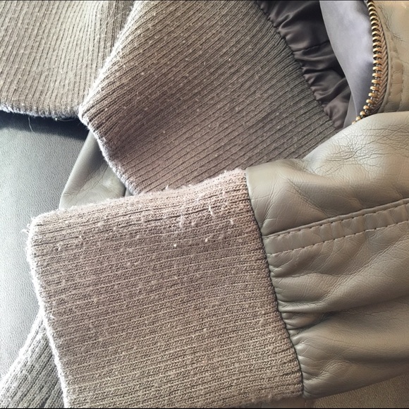 Faux Leather Jacket, Large - Picture 3 of 4