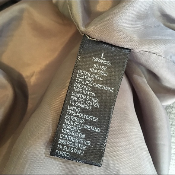 Faux Leather Jacket, Large - Picture 4 of 4