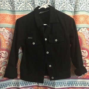 DKNY black denim jacket