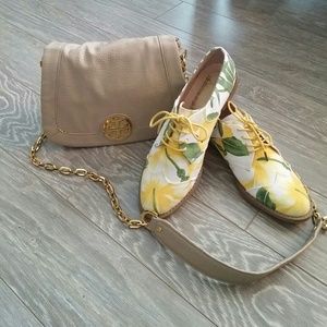 Anthropologie F. Troupe | Floral and Palm Oxfords