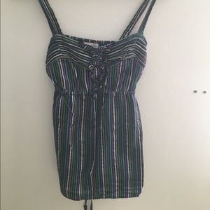 Tank top with tie back