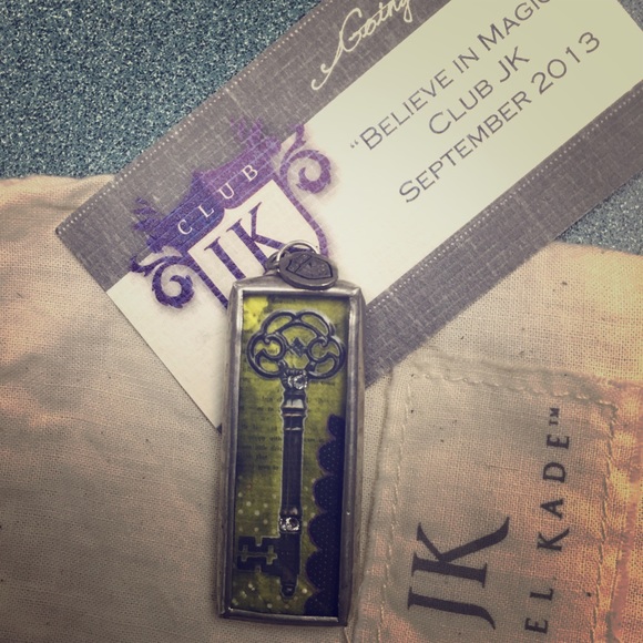 Jewel Kade "Believe in Magic" shadow box pendant.