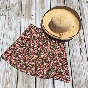 Floral Skater Skirt