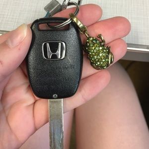 Fossil Charm-Green Frog