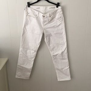 Gap White Denim Jeans