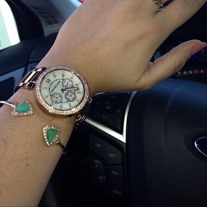 Michael Kors rose gold "Parker" watch mk5491