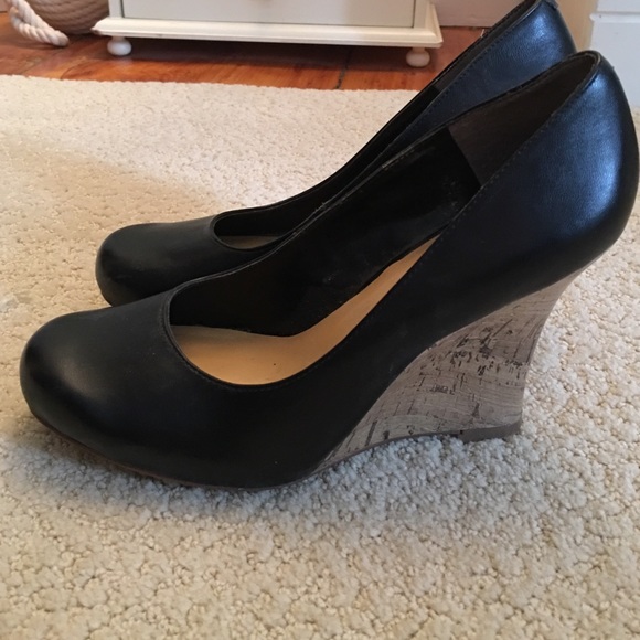 EUC Nine West Cork Wedges