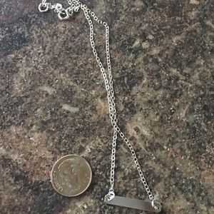 Sterling silver necklace.